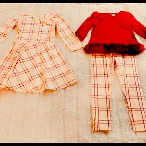 Janie and jack matching outfits. Sizes 8 and 6